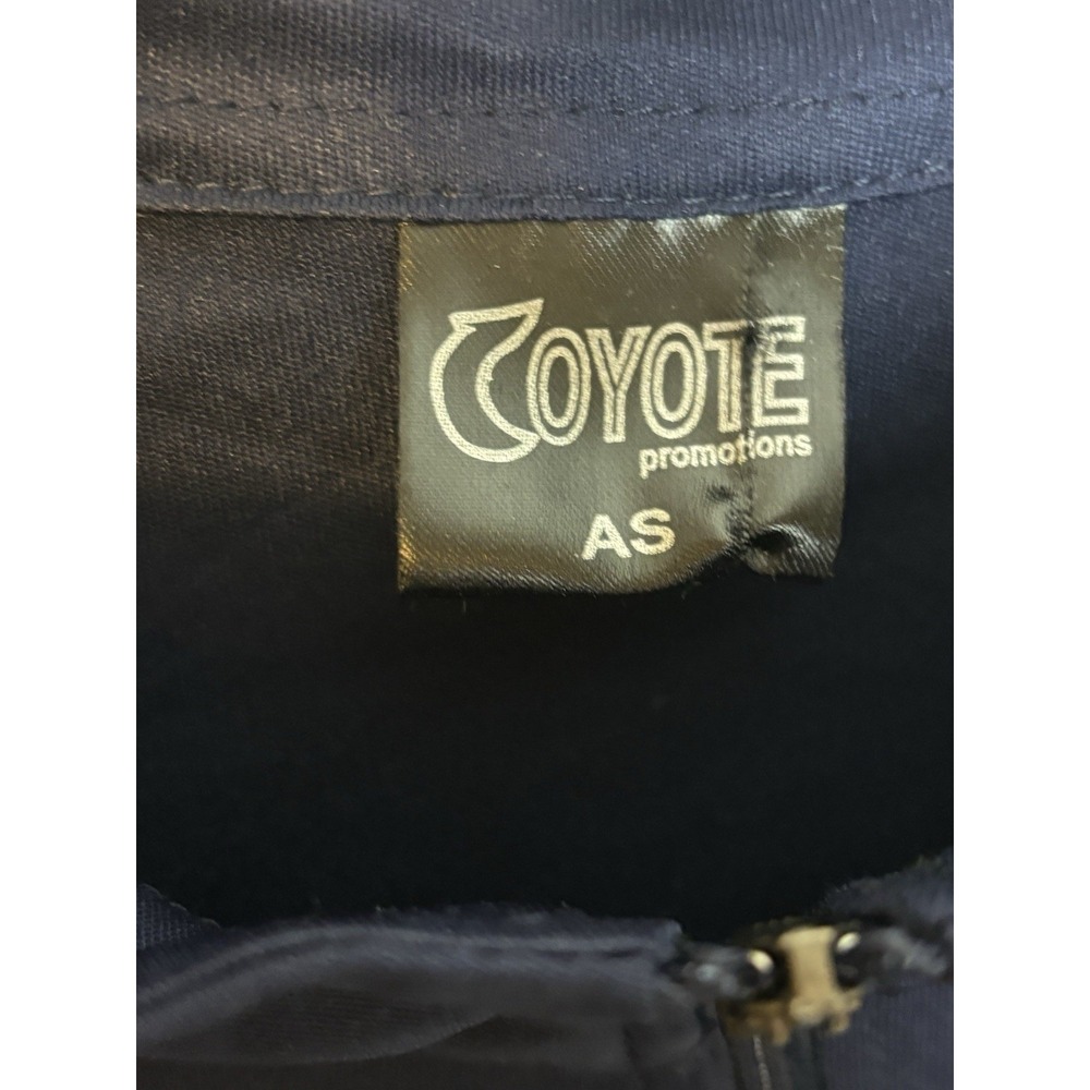 Coyote Detroit Pistons Michigan NBA Navy Blue Quarter Zip Pullover Small - Picture 4 of 7